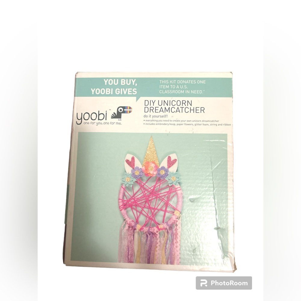 NWT YOOBI DIY UNICORN DREAM CATCHER CRAFTING KIT